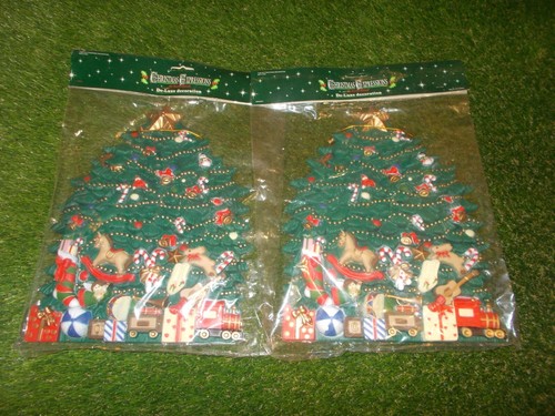 Job Lot Vintage 90's Christmas Decorations - Father Christmas Santa Xmas Tree - Picture 2 of 9