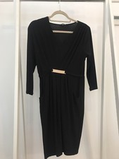 Black V Neck Dress Size 14