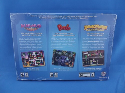 POP CAP 5 Star Favorites & Ultimate Challenge Collection - PC, CD-ROM NEW SEALED - Picture 8 of 9