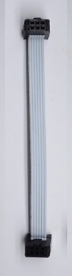 8 Pin (2x4) IDC Ribbon Cable with Female Polarized Connectors Pack of 2 ...