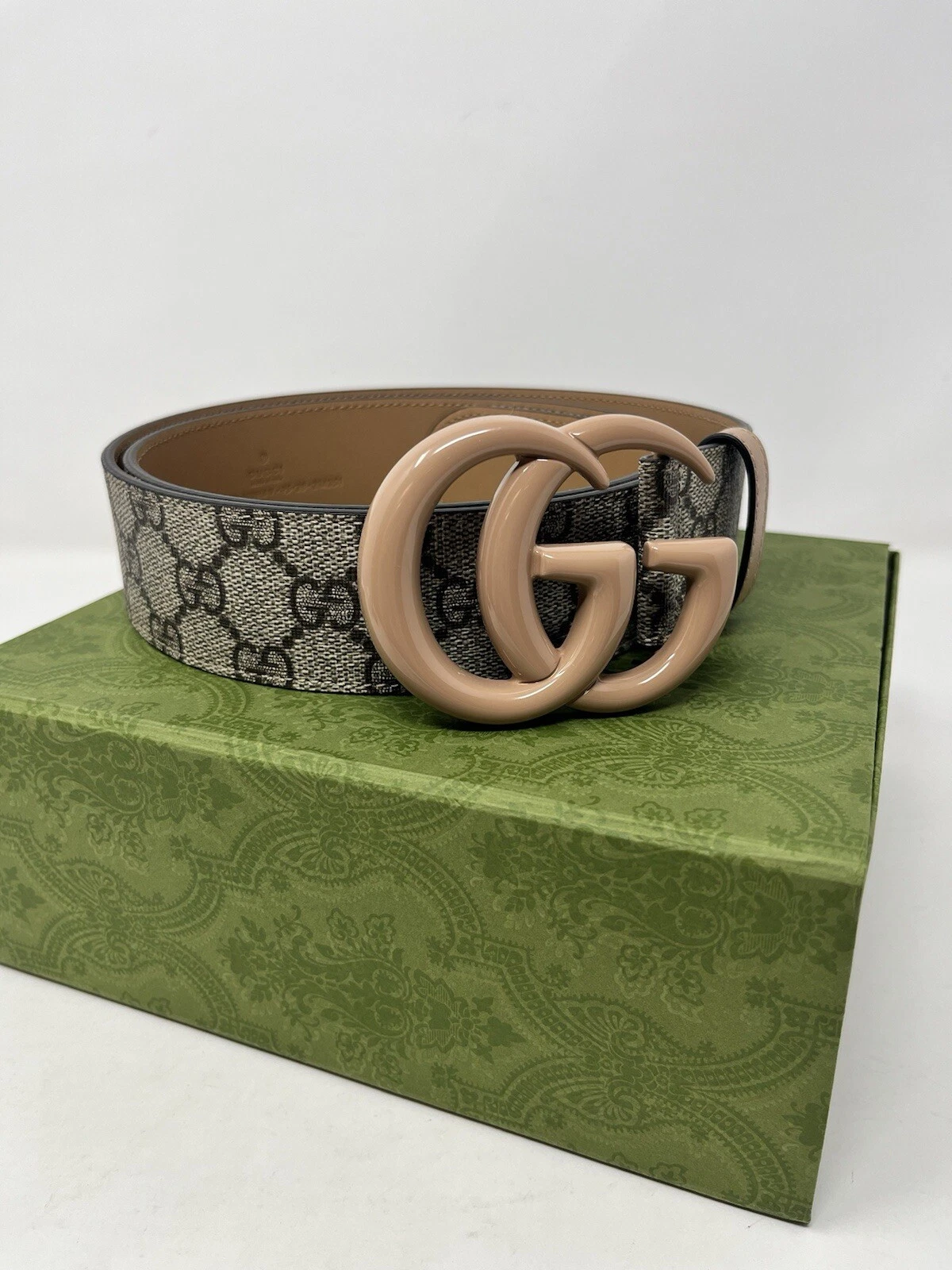 Gucci Leather Belt GG Marmont New Genuine 100%cintura