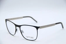 NEW MOREL LIGHTEC 8089L NG021 BLACK AUTHENTIC DESIGNER EYEGLASSES 52-17