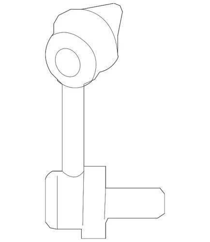 Genuine GM 2004-2011 Cadillac Saturn Pontiac STS SRX V Stabilizer Link 15895320 - Image 4 of 4
