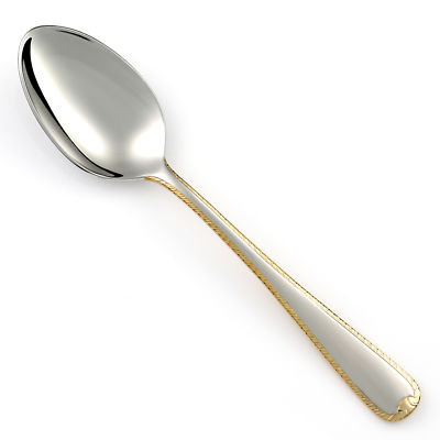 Gorham GOLDEN RIBBON EDGE Stainless 18/8 Gold Accent Silverware CHOICE Flatware