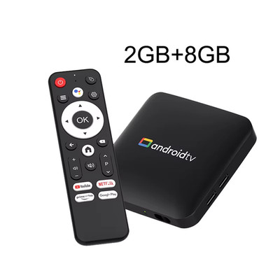 Smart TV Box H96 MAX S905L3 Android 14.0 4K BT Google Voice Remote Media Player 