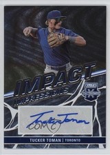 2023 Panini Elite Extra Edition Impact Impressions Tucker Toman Auto 03xg