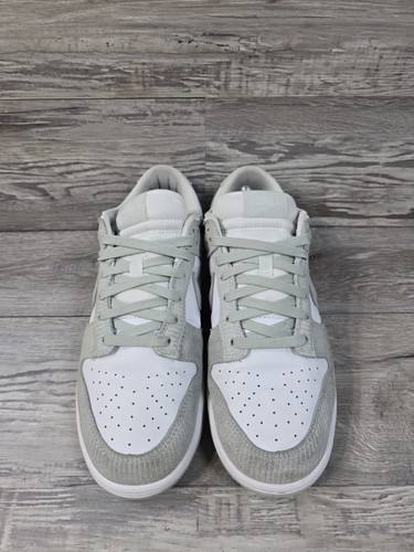Talla 11- Nike Dunk Zapatos Tenis Mujer Pana Plateados Baja Luz - Imagen 5 de 13
