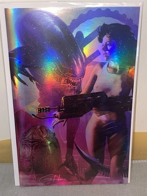 2025 SDCC Female Force Sigourney Weaver Alien Ripley Homage Greg Horn FOIL
