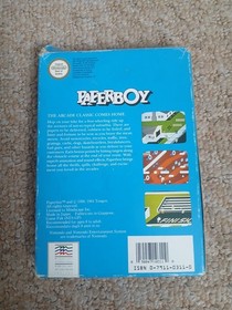Nintendo Game Nes Paperboy With Box, Sleeve And Manual Read Description