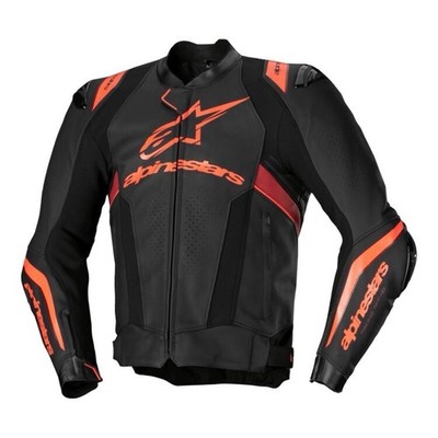 New Alpinestars Missile V3 Leather Jacket US 46 Large Black MotoGP
