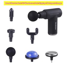 RENPHO Massage Gun Deep Tissue Muscle Massager with Heads Portable Black
