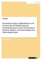Herausforderungen, MöGlichkeiten Und Grenzen FüR Die Etablierung Und Vermarktung