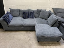 Grey L-Shaped Corner Sofa DELIVERY AVAILABLE