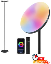 Smart RGB LED Floor Lamp 32W App Remote Control Dimmable Standing Light Tall