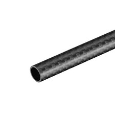 Carbon Fiber Round Tube 10x8x330mm 3K Roll Wrapped Matt for RC Airplane 1Pcs