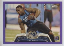 2013 Topps Chrome Retail Purple Refractor 497/499 Zac Stacy #90 0hr