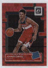 2022-23 Panini Donruss Optic Rated Rookie Red Wave Prizm Johnny Davis #206 16jj