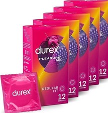 Durex Ribbed and Dotted Pleasure Me Latex Condoms Pack Of 60