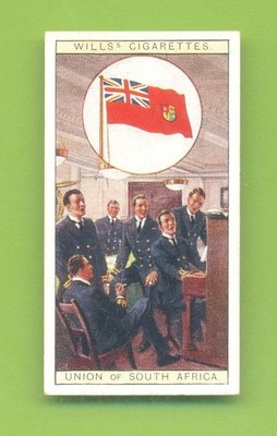 FLAGGEN DES IMPERIUMS.#11 FLAG OF UNION OF SOUTH AFRICA.WILLS ZIGARETTENKARTEN 1926