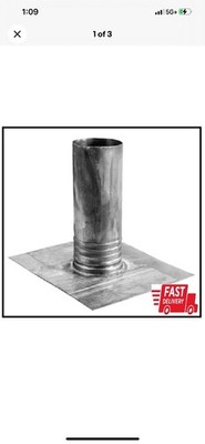 2 In. Lead Roof Boot No Caulk Vent Pipe Flashing