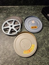 Lot Of 3 Vintage Super 8 MM Metal Film Cans And 1 Metal Reel 5 Inch