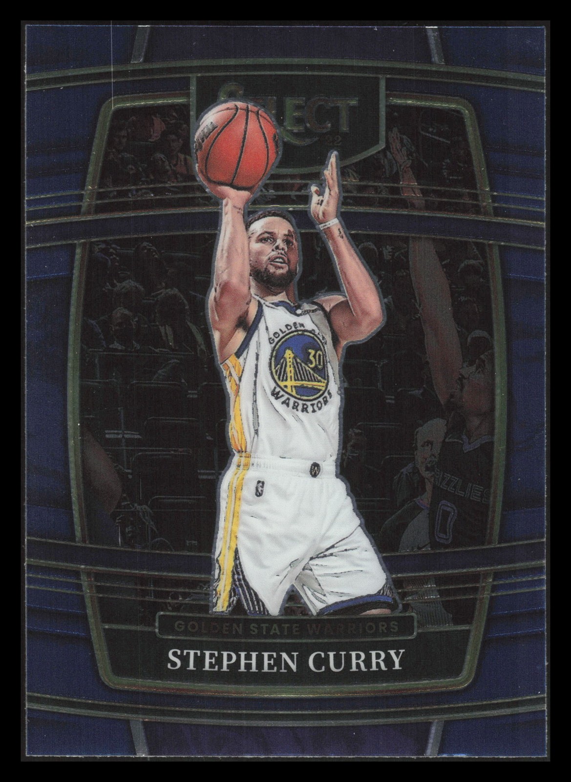 2021-22 Panini Select Blue (Retail Base) #94 Stephen Curry Golden State Warriors