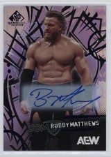 2025 SP Game Used AEW Purple Auto /5 Buddy Matthews #70