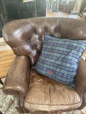 Lauren Ralph Lauren Blue Plaid Pillow 23x 23