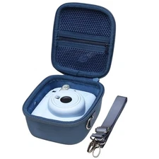 LTGEM Case Compatible with Fujifilm Instax Mini 12/11 / 10/9 / 8/7 / 7+ - Blue