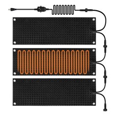 Snow Melting Mats, Heated Outdoor Mats for Walkways 10" X 30" 3 Pack