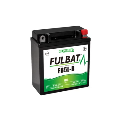 Batterie moto FULBAT FB5L-B GEL / YB5L-B Etanche 5,3AH 65 AMPS - Photo 1/2