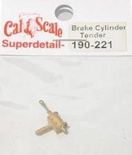 Cal Scale 190-221 HO Brake Cylinders (Brass Casting) Steam Loco Tender