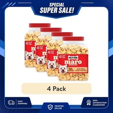 (4 pack) Milk Bone MaroSnacks Small Dog Treats with Real Bone Marrow, 40 oz 