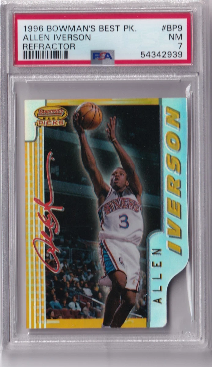Bowman Allen Iverson Basketball Sports Trading Cards & Accessories