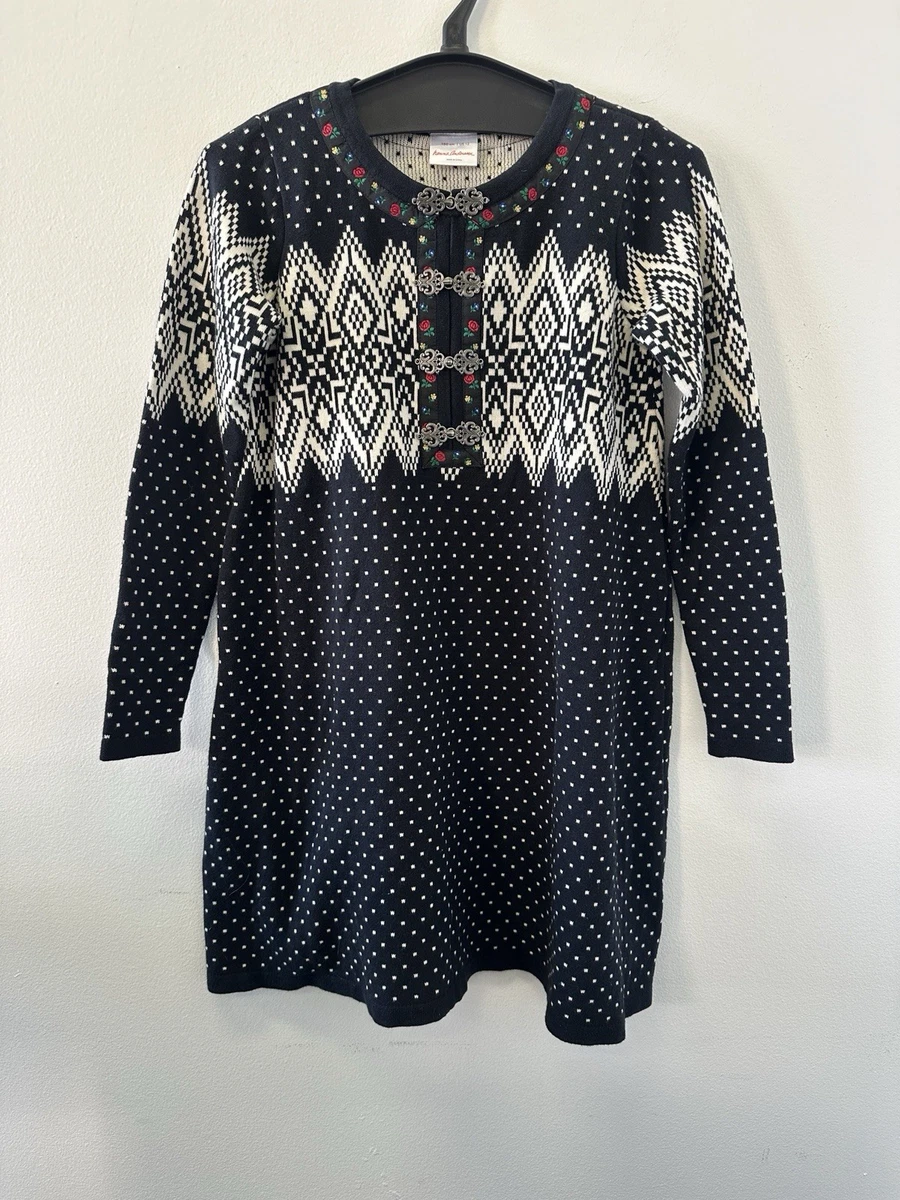 hanna andersson christmas sweater dress Heartfull Holidays On Red Holiday Sweater Dress in 100% Combed Cotton