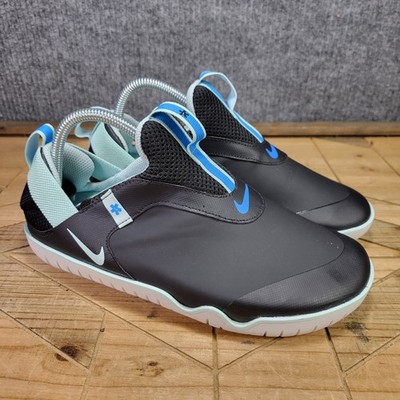 Nike Air Zoom Pulse Mens Size 7.5 Black Leather Slip On Comfort Nursing Shoes