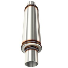 Exhaust Muffler Resonator - Stainless Steel - 2.25 In - 21 Long Exhaust Muffler Resonator - Stainless Steel - 2.25 In - 21 Long