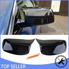 Pair M Sport Side Mirror Cover Caps Gloss Black For Bmw E60 E61 2003-2008 New Pair M Sport Side Mirror Cover Caps Gloss Black For Bmw E60 E61 2003-2008 New
