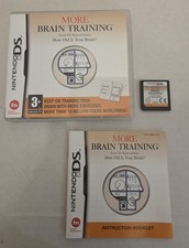 Nintendo Ds More Brain Training Boxed For Ds Dsi 2ds 3ds xl Console