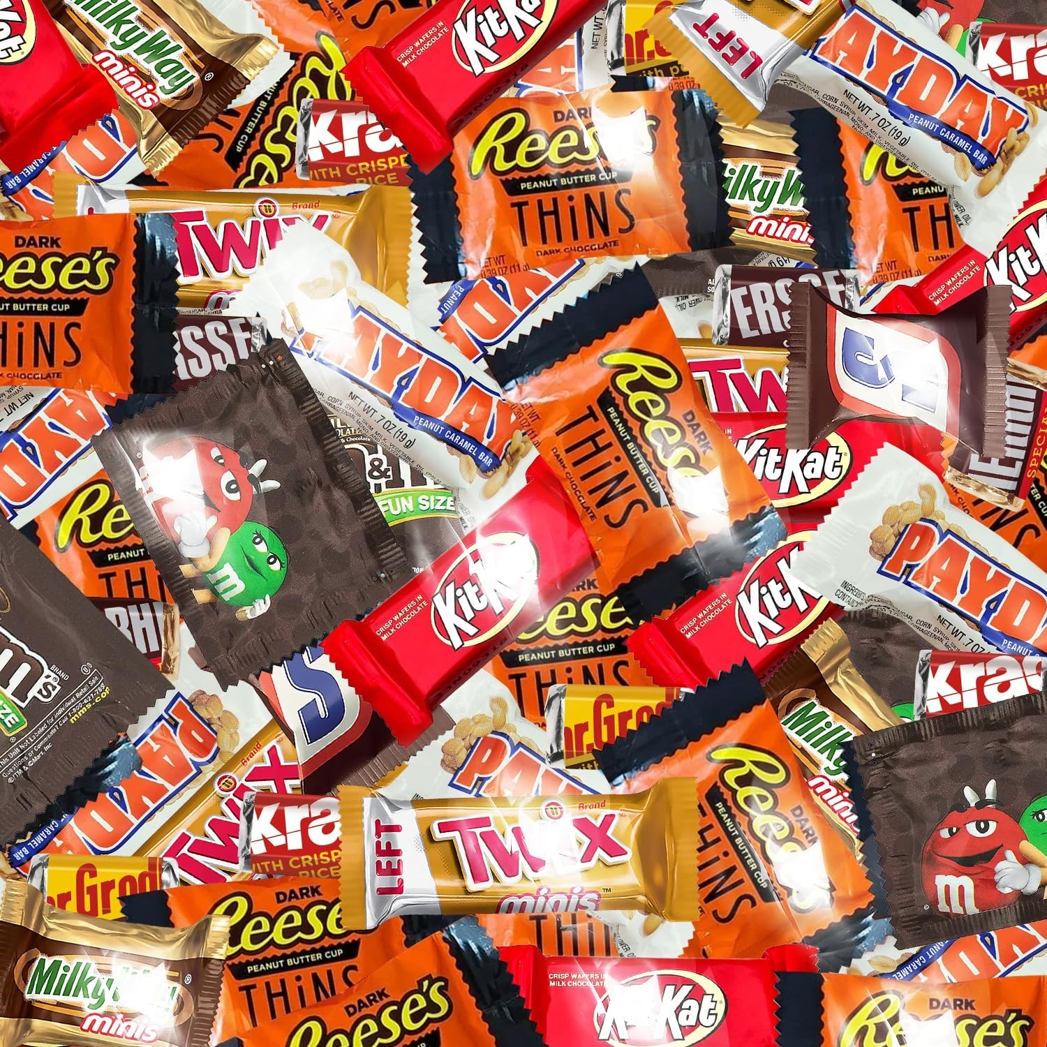 Chocolate Assorted Bulk Candy Variety Pack 2lb - Mini Chocolate Bars Bulk Candy