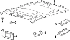 Genuine Ford Sun-Visor NZ6Z-6004105-AC