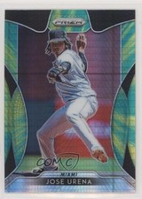 2019 Panini Prizm Green & Yellow Hyper Prizm Jose Urena #49 1h5