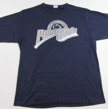 PENN STATE NITTANY LIONS 80 s Vintage Pennsylvania State Blue EUC T-Shirt XL