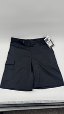 Under Armour Boys YM Black Solid Flat Front Cargo Shorts MPN 1370683