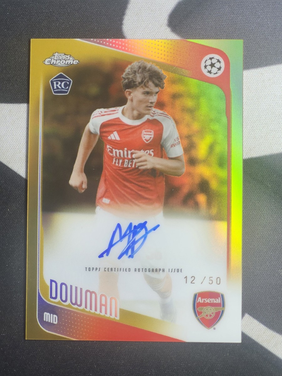【マックスダウマン】 2025-26 Topps Chrome Premier League - Autographs Max Dowman #CA-MD