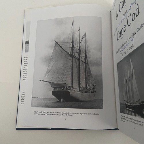 A Captain From Cape Cod Merchant Fleets Crowell & Thurlow HC Paul Morris Signed - Picture 5 of 14