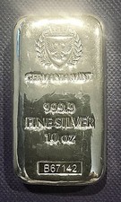 10 0Z .9999 SILVER Hologram Bar  