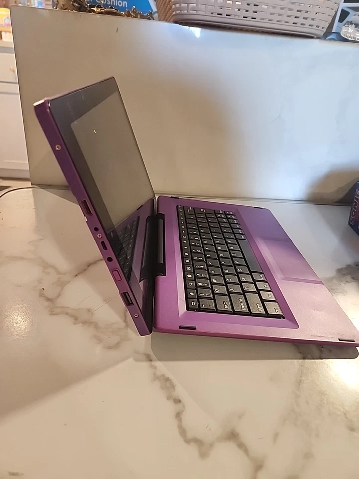 RCA Voyager Pro 11" 16GB Tablet & Keyboard Android - Purple Tested Not Working - Image 4 of 4