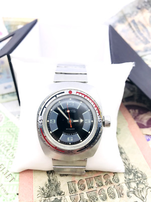   Rare Vostok Amphibia Sector 2209 Wostok Barrel USSR SU Diver Service  
