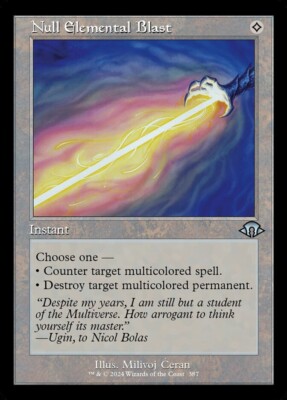 Null Elemental Blast ** Retro Frame ** Modern Horizons 3 - CUC NM MTG